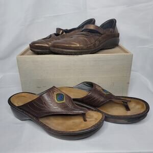 Naot- Women's Sandals and slip on shoe lot- 2 pairs- size 40